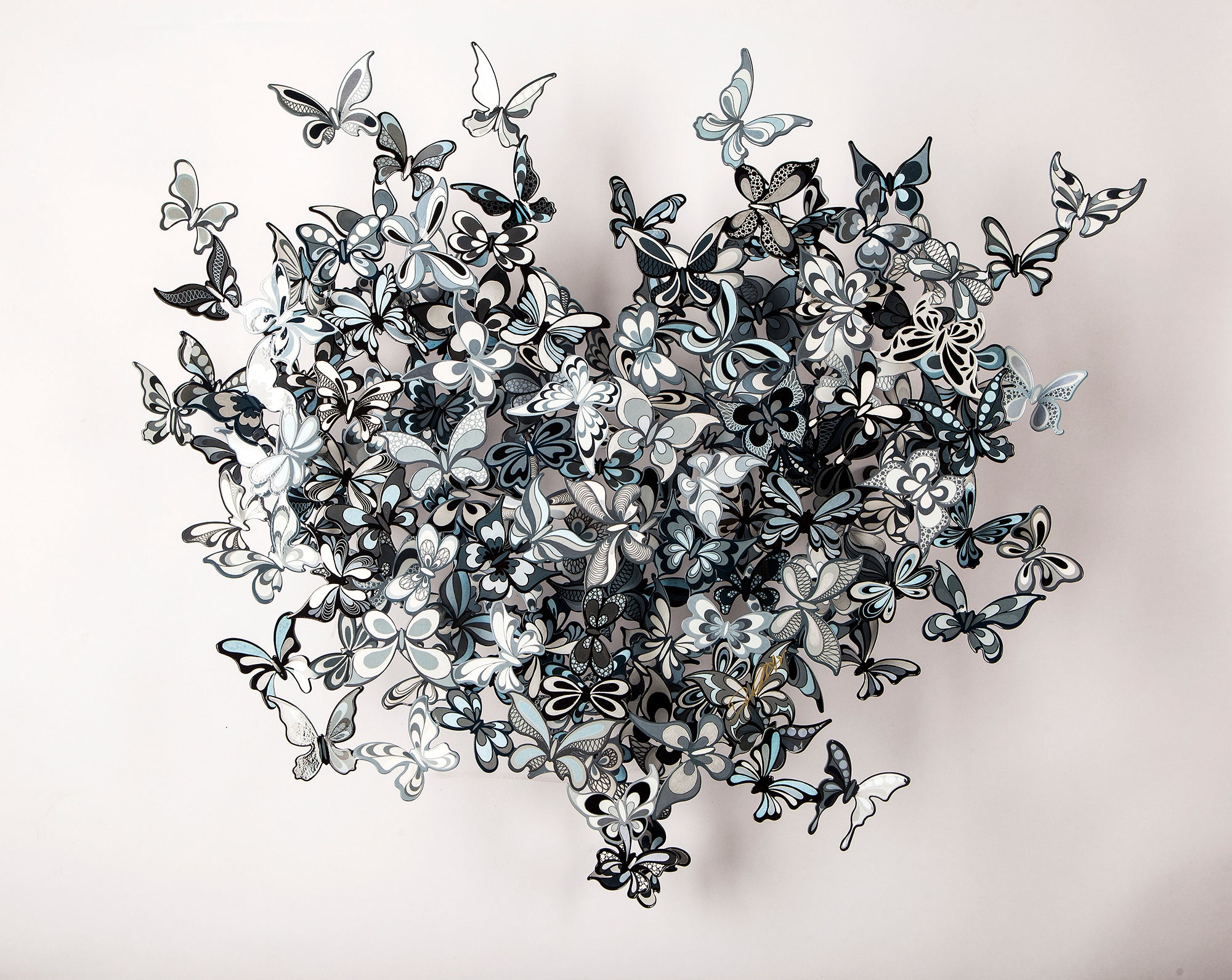 David Kracov - My Heart Is All a Flutter B&W Mini – Deodato Arte