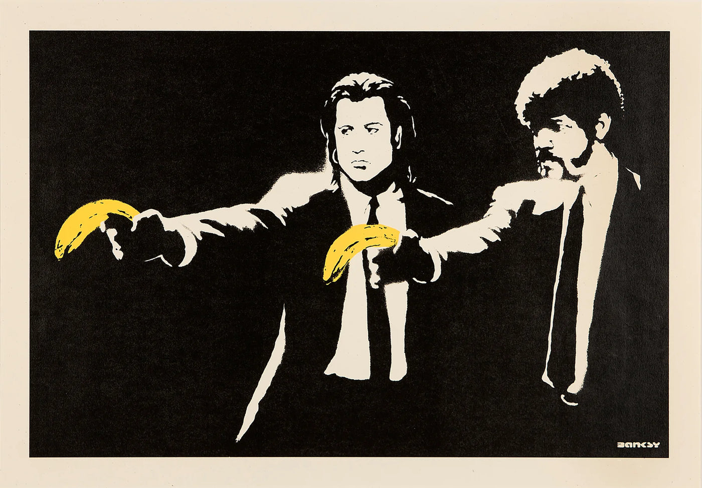 Banksy and his Masterpieces: Sales Ends, Trolleys, and Pulp Fiction