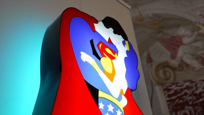 Heroes in Light: The Superheroes in Marco Lodola's Works