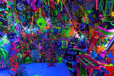 Kenny Scharf's Cosmic Caverns: An Immersion into Pop Surrealism