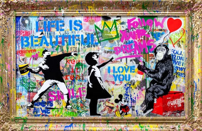 The Universe of Mr. Brainwash: From Monkeys to Einstein and the Banksy Thrower