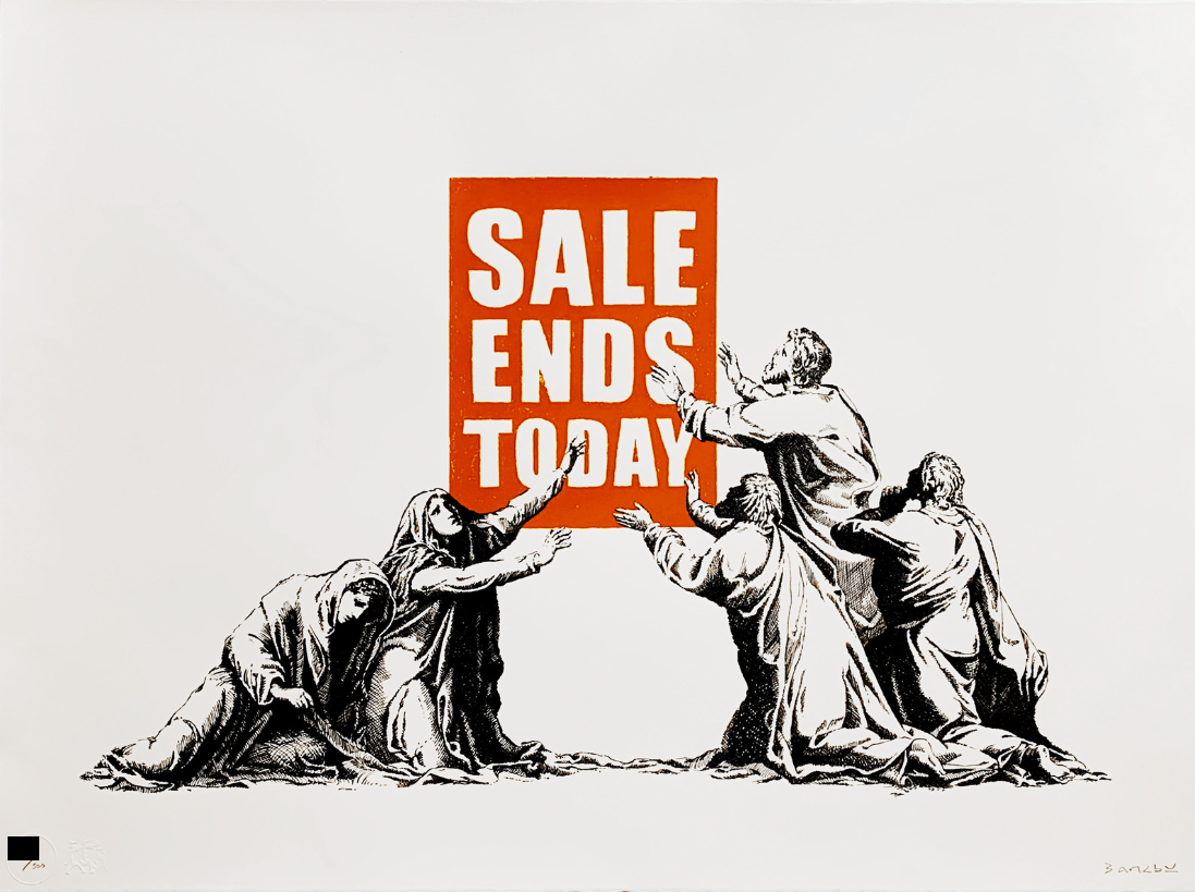 Banksy_Sales Ends Today_Signed_2017