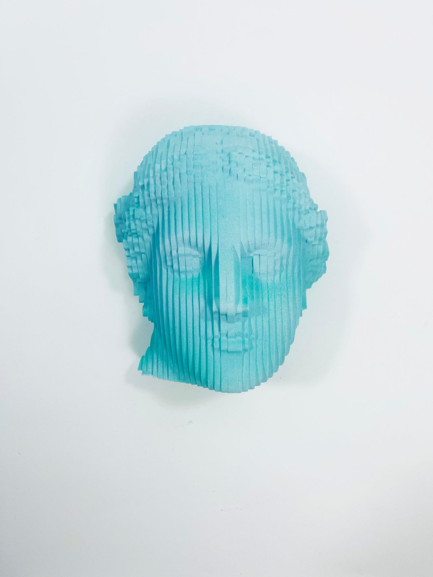 Venus on the Wall (Light Blue) by Daniele Fortuna - Unique Freestanding Sculpture - 2023