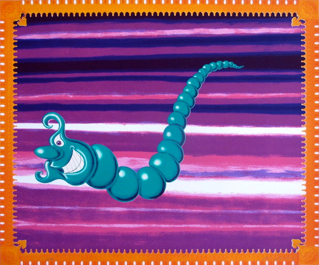 ケニー・シャーフ シルクスクリーン「JADE PEA GOD」1989年制作 Kenny Scharf | Jade Pea God (1988) | For Sale | Artsy