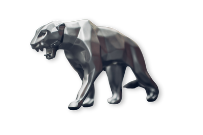 Panther - Silver Metal