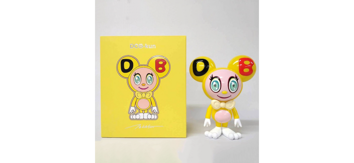 Takashi Murakami - DOB-Kun (Yellow) – Deodato Arte Takashi Murakami - DOB-Kun (Yellow) – Deodato Arte