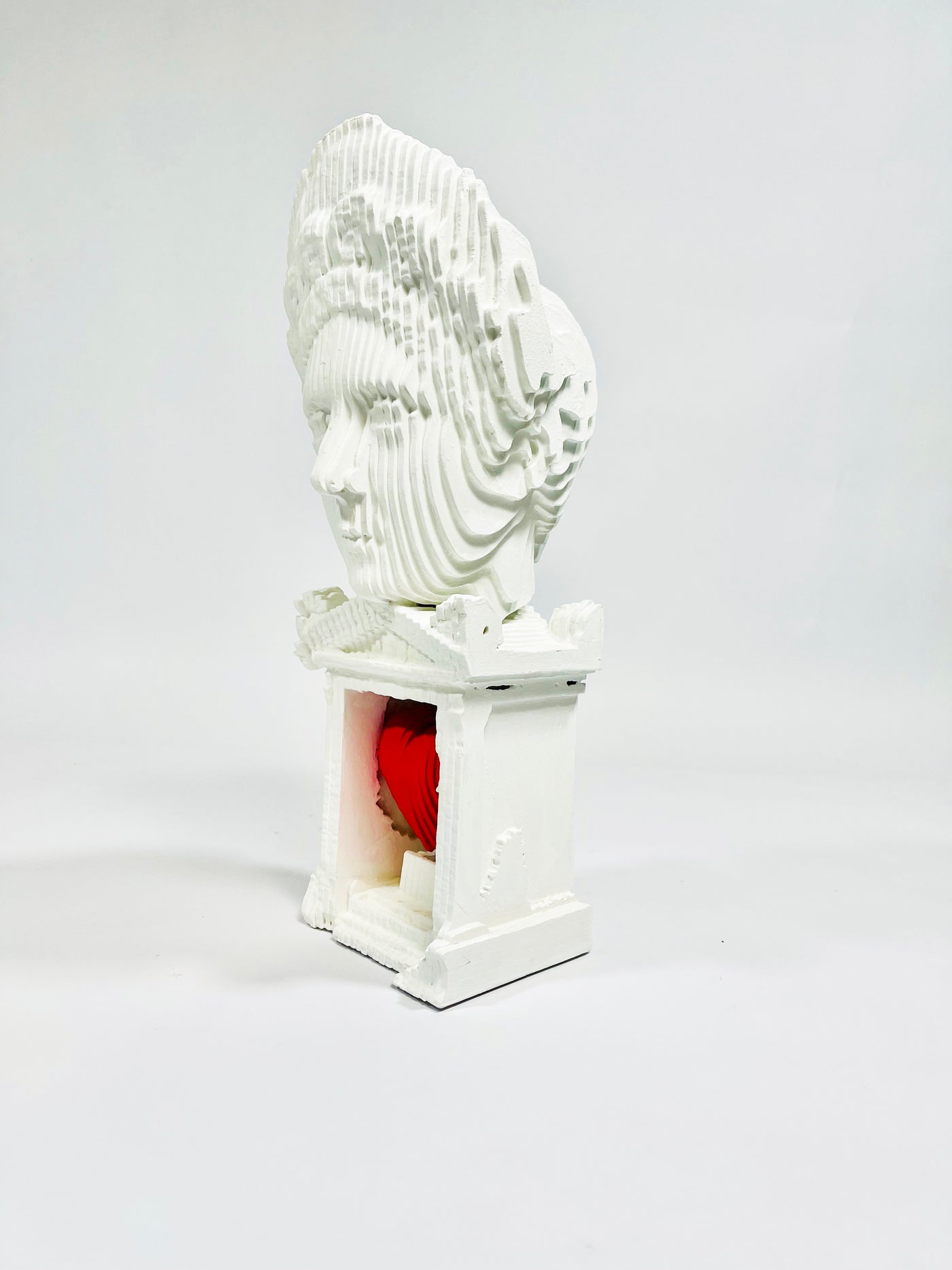 Daniele Fortuna - Thologiny Temple of Love - 2023 - Unique work - 33x16x16 cm - Acrylic on wood -